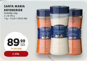 Scandinavian Park Santa maria krydderier tilbud