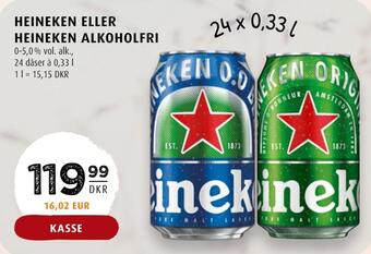 Scandinavian Park Heineken eller heineken alkoholfri tilbud