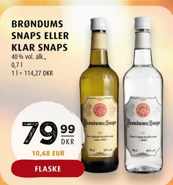 Brøndums snaps eller klar snaps