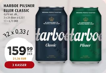 Scandinavian Park Harboe pilsner eller classic tilbud