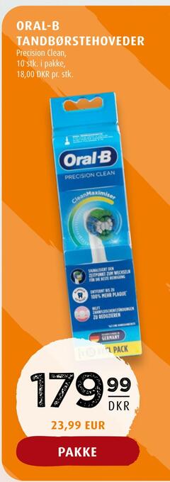 Scandinavian Park Oral-b tandbørstehoveder tilbud