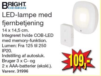 Harald Nyborg Bright design væglampe tilbud