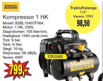 Harald Nyborg Fatmax kompressor tilbud