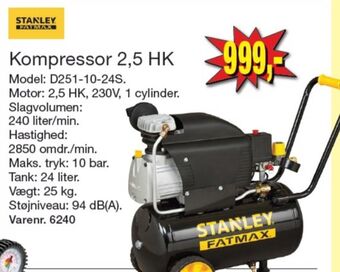 Harald Nyborg Fatmax kompressor tilbud
