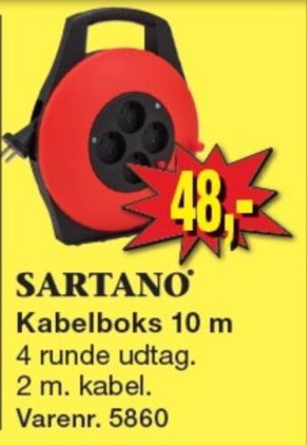 Harald Nyborg Sartano kabeltromle tilbud