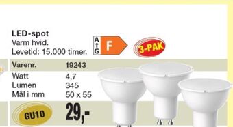 Harald Nyborg Cosna led spot tilbud