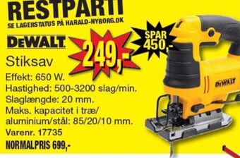 Harald Nyborg Dewalt stiksav tilbud