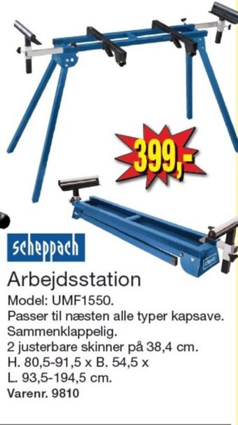 Harald Nyborg Scheppach arbejdsstation tilbud