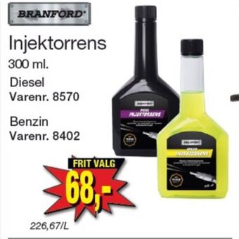 Harald Nyborg Branford injector cleaner tilbud