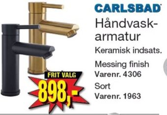 Harald Nyborg Carlsbad køkkenarmatur tilbud