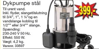 Harald Nyborg Adano dykpumpe tilbud