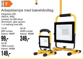Harald Nyborg Sartano arbejdslampe tilbud