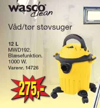 Harald Nyborg Wasco våd-/ tør støvsuger tilbud