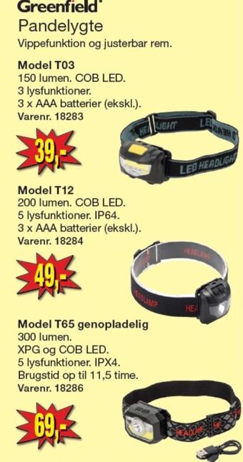 Harald Nyborg Greenfield pandelampe tilbud