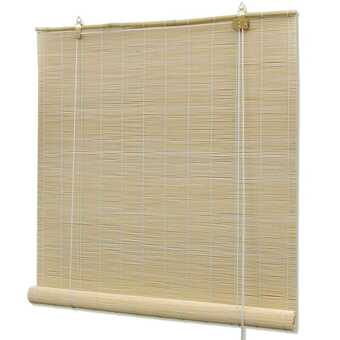 Bolig Center Rullegardin i bambus 120 x 160 cm naturfarvet tilbud