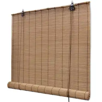 Bolig Center Rullegardin i bambus 120x220 cm brun tilbud