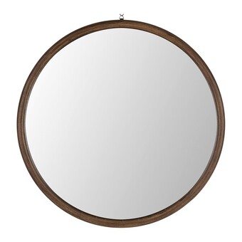 Sinnerup Amira spejl ø60 cm (black w/oak hooks onesize) tilbud