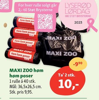Maxi zoo høm høm poser