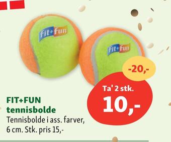 Maxi Zoo Fit+fun tennisbolde tilbud