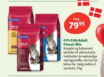 Maxi Zoo Fit+fun adult finest-mix tilbud