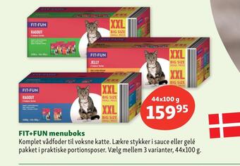 Maxi Zoo Fit+fun menuboks tilbud