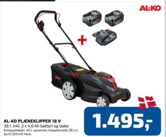 Davidsen Al-ko plæneklipper tilbud
