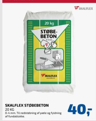 Skalflex stolpebeton