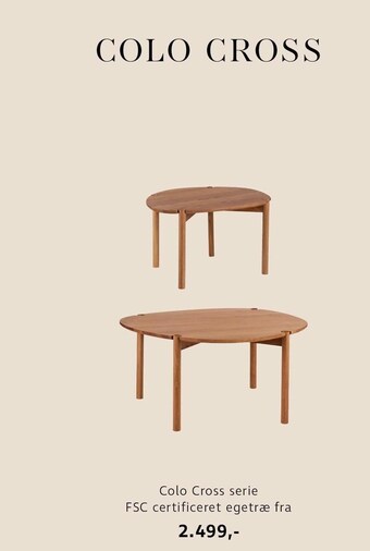 Sinnerup Colo cross serie fsc certificeret egetræ tilbud