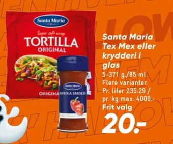 Bilka Santa maria krydderier tilbud