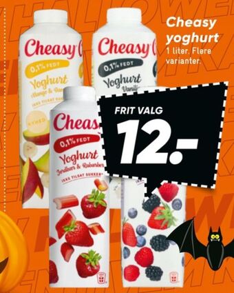 Bilka Cheasy yoghurt mango & banan tilbud