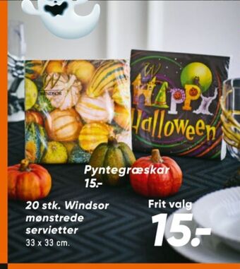 Bilka Windsor servietter tilbud