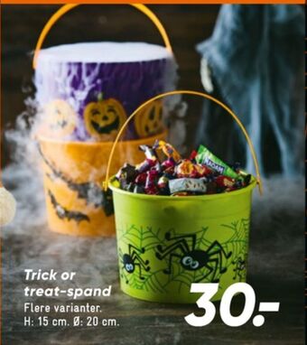 Bilka Ukendt halloween trick-or-treat spand tilbud