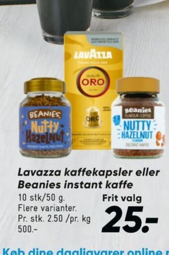 Beanies instant kaffe