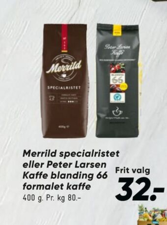 Bilka Blanding 66 kaffe formalet tilbud
