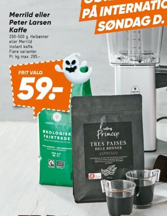 Bilka Peter larsen kaffebønner tilbud