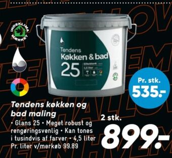 Bilka Tendens maling tilbud