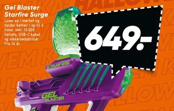 Bilka Gel blaster legevåben tilbud