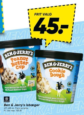 Bilka Ben & jerry's is tilbud