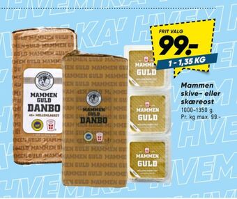 Bilka Mammen skiveost guld tilbud