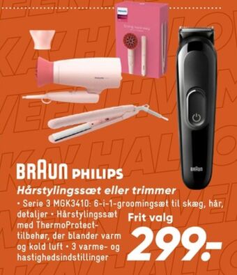 Bilka Braun skægtrimmer tilbud