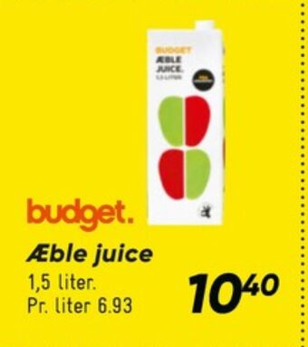 Budget æblejuice