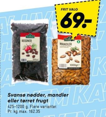 Bilka Svansø rosiner tilbud