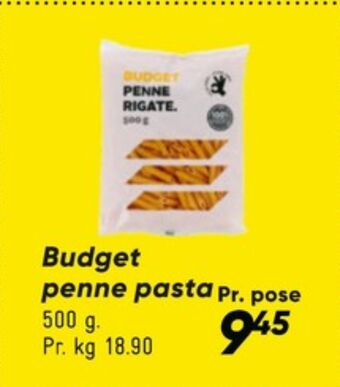 Bilka Budget pasta tilbud
