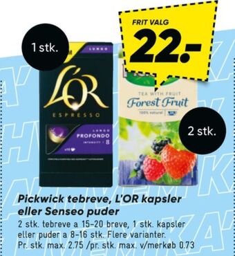 Bilka Lor kaffekapsler tilbud