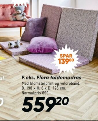 Bilka Ukendt foldemadras tilbud