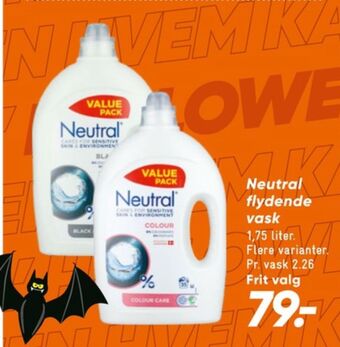 Bilka Neutral vaskemiddel-flydende tilbud