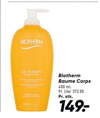 Bilka Biotherm bodylotion tilbud