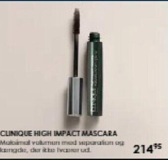 Matas CLINIQUE HIGH IMPACT MASCARA tilbud