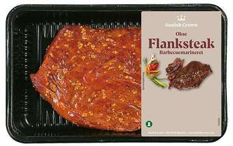 REMA 1000 Okseflanksteaks m. bbq, 0.5 kg tilbud