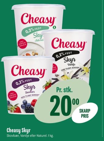 Min Købmand Cheasy skyr naturel tilbud